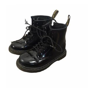 Dr Martens Patent Leather Combat Boots 9T